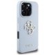 Guess Grained Big 4G Logo Small Classic vāciņš priekš iPhone 16 Pro Max - zils | Phone Case Cover Blue