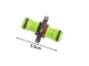 Garden Hose Nipple Connector DIVODV for Two Quick Couplings