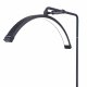 LED pusmēness lampa 40W skaistumkopšanas meistariem, melna