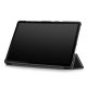 Samsung Galaxy Tab S6 (SM-T860, SM-T865) Tri-fold Stand Cover Case, Black | Planšetdatora Vāks Apvalks Pārvalks...