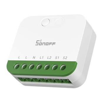 Viedais slēdzis Sonoff MINI-2GS Matter 2-kanālu 16A
