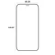 Etteri 9D aizsargstikls Apple iPhone 12 / 12 Pro 6.1\"