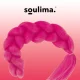 Sintētisko matu pīnes - tumši rozā | Synthetic hair braids dark pink
