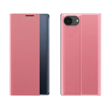 Atverams vāciņš ar statīvu iPhone 16e / 17e New Sleep Case, rozā