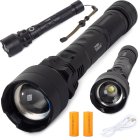 Bailong powerful tactical LED flashlight XHP50 with zoom and USB charging