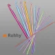 Набор крючков для вязания Ruhhy с чехлом, 12 шт., 2-8 мм