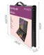Maaleo Art and Painting Set in Suitcase, 168 Pcs, Black