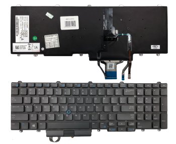 Dell Latitude E5550 / 5580 / Precision 7510 Keyboard, Black, US Layout
