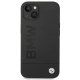 BMW iPhone 14 Plus vāciņš Silicone Signature Logo MagSafe, melns
