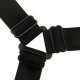 Adjustable Bed Sheet Fasteners with Clips, Set of 4, Black