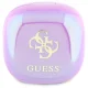 Guess 4G Printed Logo bezvadu TWS austiņas ar uzlādes futrāli, Bluetooth 5.3, violetas