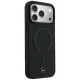 Чехол Mercedes Leather 3D MagSafe для iPhone 18 Pro / 17 Pro, черный
