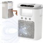 Portatīvais gaisa dzesētājs un mitrinātājs USB RGB LED 3 ātrumi