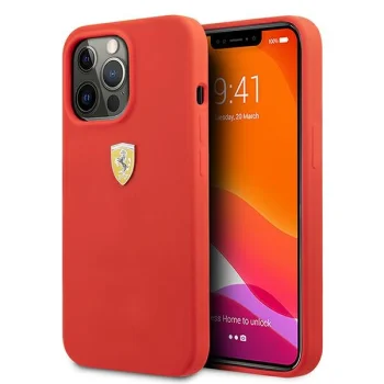 Ferrari Silicone vāciņš Apple iPhone 13 Pro Max, Sarkans