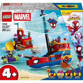 Конструктор LEGO Marvel 11208 Team Spidey Pirate Ship