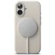 Ringke silikona magnētiskais MagSafe vāciņš iPhone 17 - Bēšs | Silicone Magnetic Phone Case Cover Beige