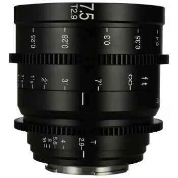 Laowa 7.5mm T2.9 Cine Zero-D S35 Lens for Fujifilm X, Black