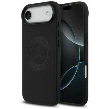 Mercedes Leather Vintage Logo MagSafe vāciņš iPhone Air Black