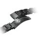 Uniq Osta Strap Case for Apple Watch 42/44/45/ 49mm Series 1/2/3/4/5/6/7/8/SE/SE2/Ultra Stainless Steel - Black