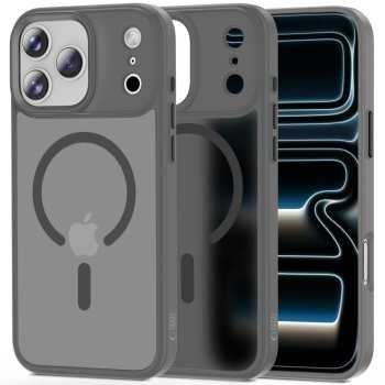 Tech-Protect MagMat MagSafe vāciņš iPhone 17 Pro Max telefonam – pelēks | Phone Case Cover