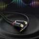Ugreen Audio Adapter Jack 3.5mm Male To 2xrca Female Cable 0.25m Gray (av109)