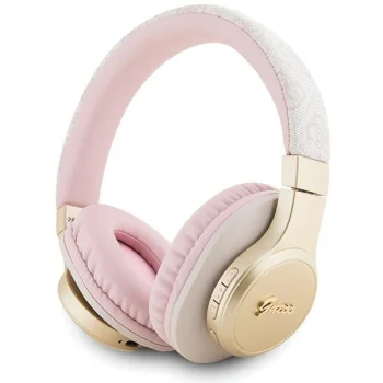 Guess 4G Script Wireless On-Ear Headphones GUBH604GEMP, Pink