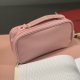 Double Extendable Pencil Case Maaleo 24517, Pink