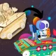Bakalu Sekrety Elektroniki 6in1 koka robotu un kosmosa modeļu komplekts