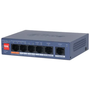 PoE коммутатор CS4006-4ET2GT-60 4x PoE 100Mbps + 2x Gigabit Uplink 60W