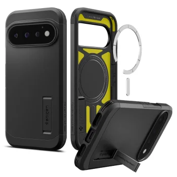 Spigen Tough Armor Mag MagSafe vāciņš priekš Google Pixel 11 Pro, melns
