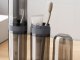 Travel Case for Toothbrush and Toothpaste, Grey