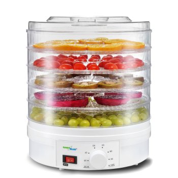 Greenblue GB190 Food Dehydrator for Mushrooms, Vegetables and Fruits, 250W
