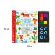 Pirkstu nospiedumu krāsojamā grāmata, 64 lpp + zīmogi| Fingerprints coloring book painting activity