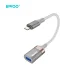 OTG-адаптер BWOO BZ70 Lightning - USB-A 0,18 м, серый