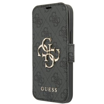 Чехол-книжка Guess 4G Big Metal Logo для iPhone 13 Pro Max, серый