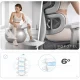 Ergonomisks biroja krēsls Sofotel Avion ar kāju balstu