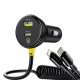 Baseus Circular 60W USB-A + USB-C автомобильное зарядное устройство с...