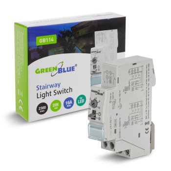 Лестничный автомат на DIN-рейку GreenBlue GB114, 2300 Вт