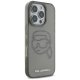 Karl Lagerfeld IML Rhinestones Karl Head Case for iPhone 16 Pro, Black