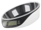 Digital Kitchen Scale with Removable Bowl 5kg/1g, Precise Food Scale, Black and White
