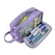 Maaleo 24518 Four-compartment Extendable Pencil Case, Purple