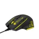 Wozinsky WMGK-1181W vadu optiskā spēļu pele 7200 DPI, melna un dzeltena