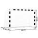 Neo-Sport Futbola Vārti 180x120x60 cm NS-464 Melnbalti - Ideāli Treniņiem un Spēlēm