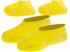 Waterproof Rain Shoes Boots Covers, S Size 26-34, Yellow