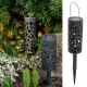 Solar Garden Stake Lights, LED Hollow-Out Lanterns with Dusk Sensor, 4 Pack