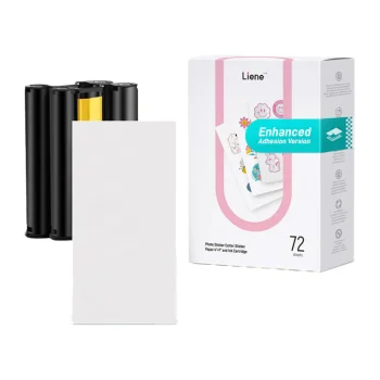 Fotopapīrs Liene PixCut, 4x7 collas, 72 loksnes un 2 kasetnes