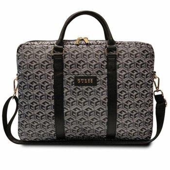 Сумка Guess для ноутбука 16" GCube Stripes, черная