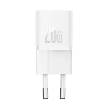 Сетевое зарядное устройство Baseus GaN5 20W, белое