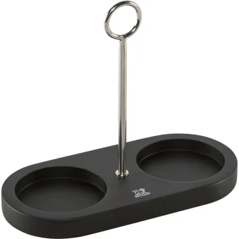 Peugeot Linea Bamboo Mill Stand with Handle 18.7 cm Matte Black
