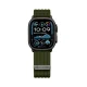 Tech-Protect Nylon Sport siksniņa Apple Watch 44 / 45 / 46 / 49 mm, tumši zaļa